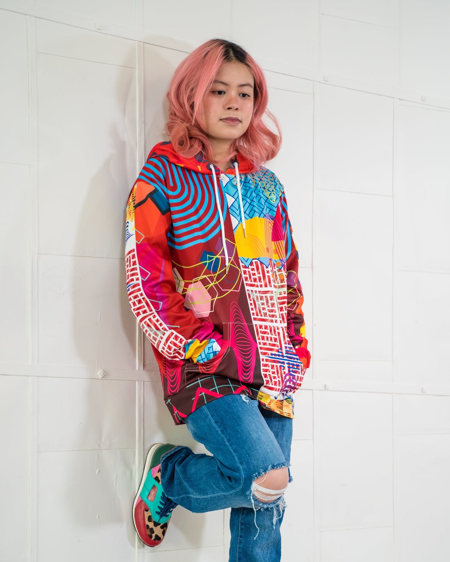 Glow Up Multi Hoodie