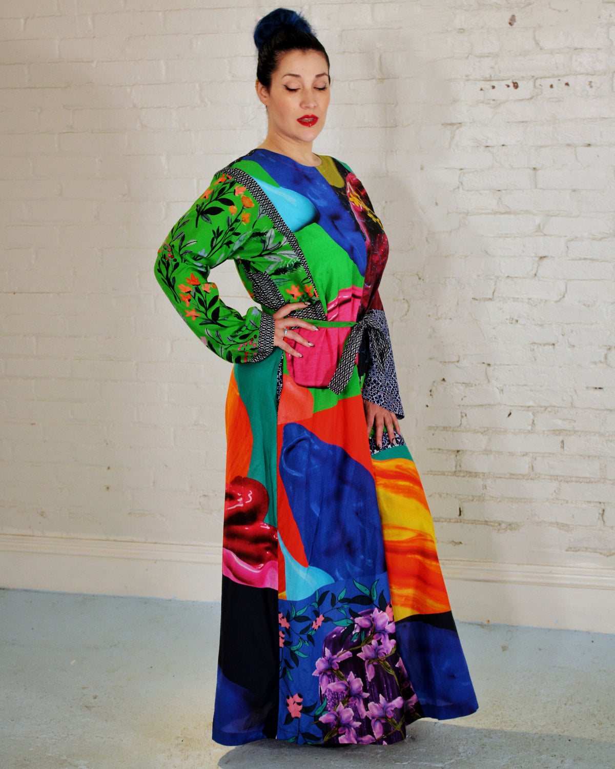 Fields of Joy Kimono Dress