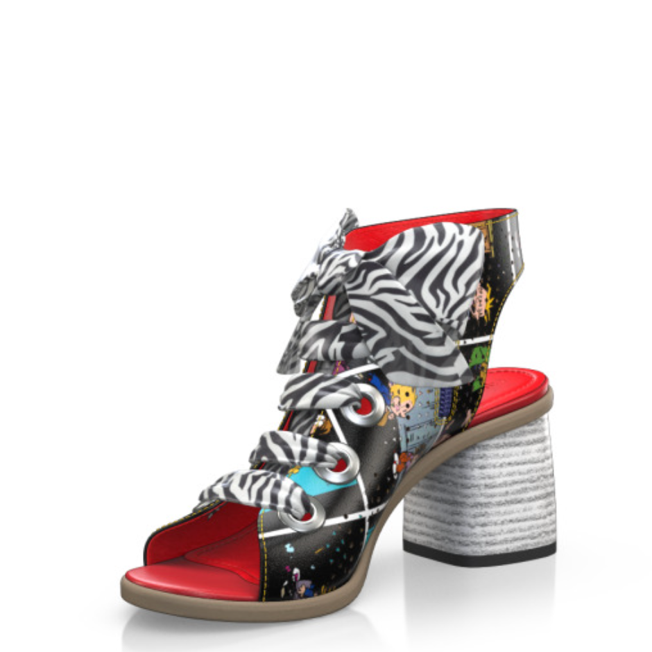 Calvin and Hobbs Peep-Toe Heels