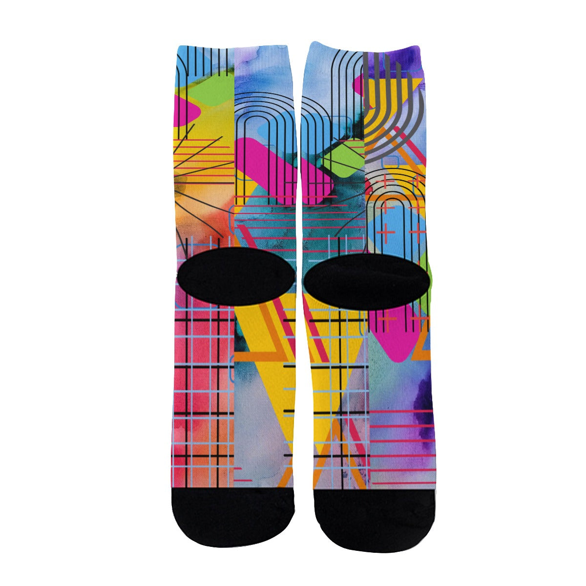 Neon Multigraphic Unisex Socks