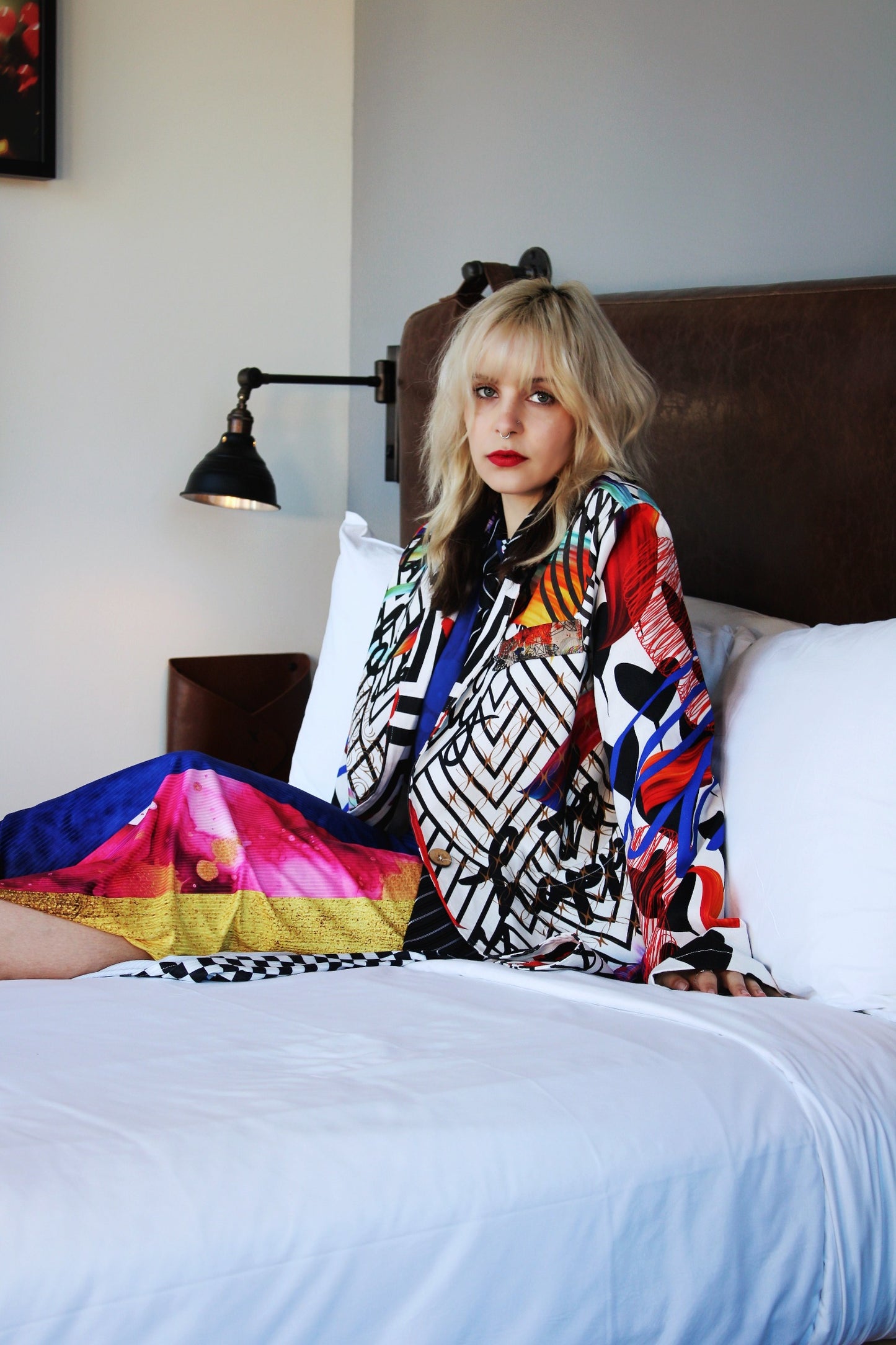 Graphic "Joy" Blazer