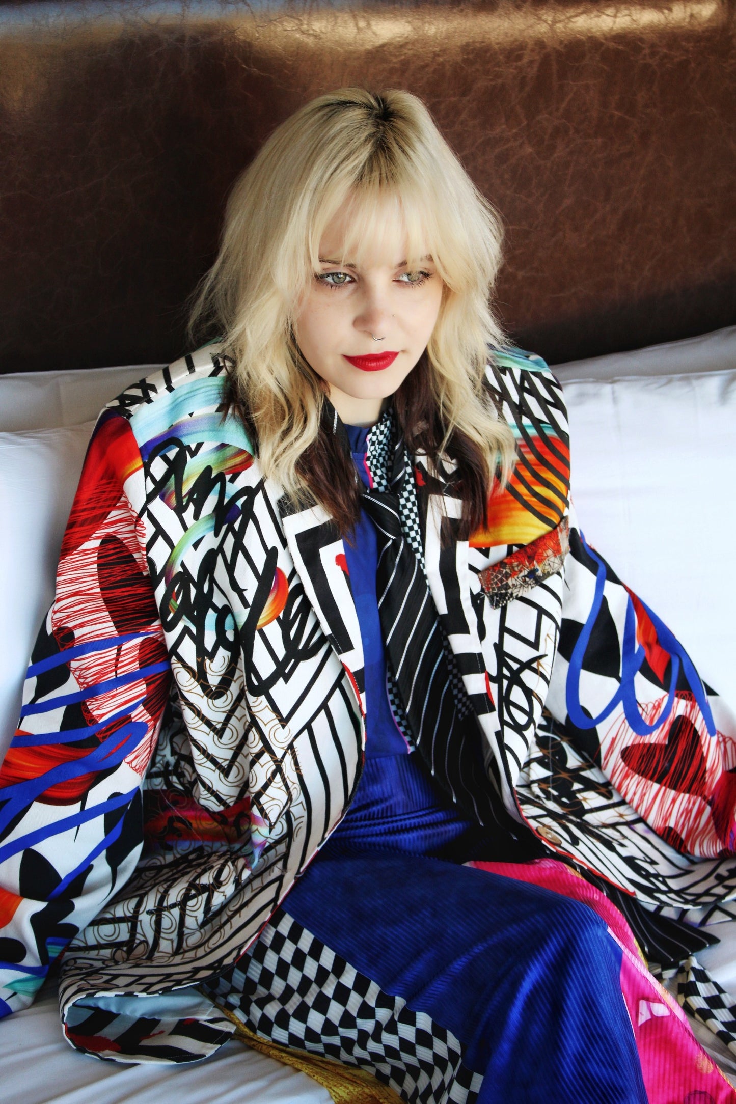 Graphic "Joy" Blazer
