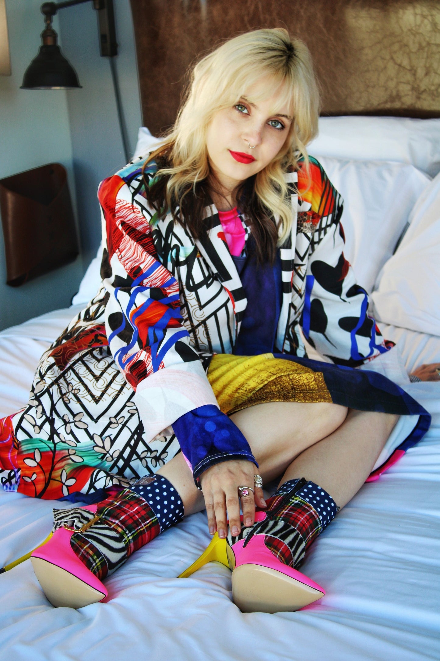 Graphic "Joy" Blazer