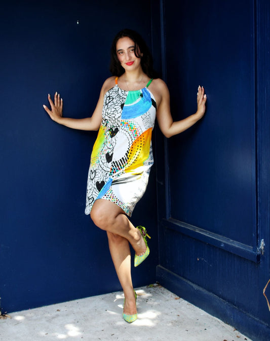 Love Starburst Trapeze Dress