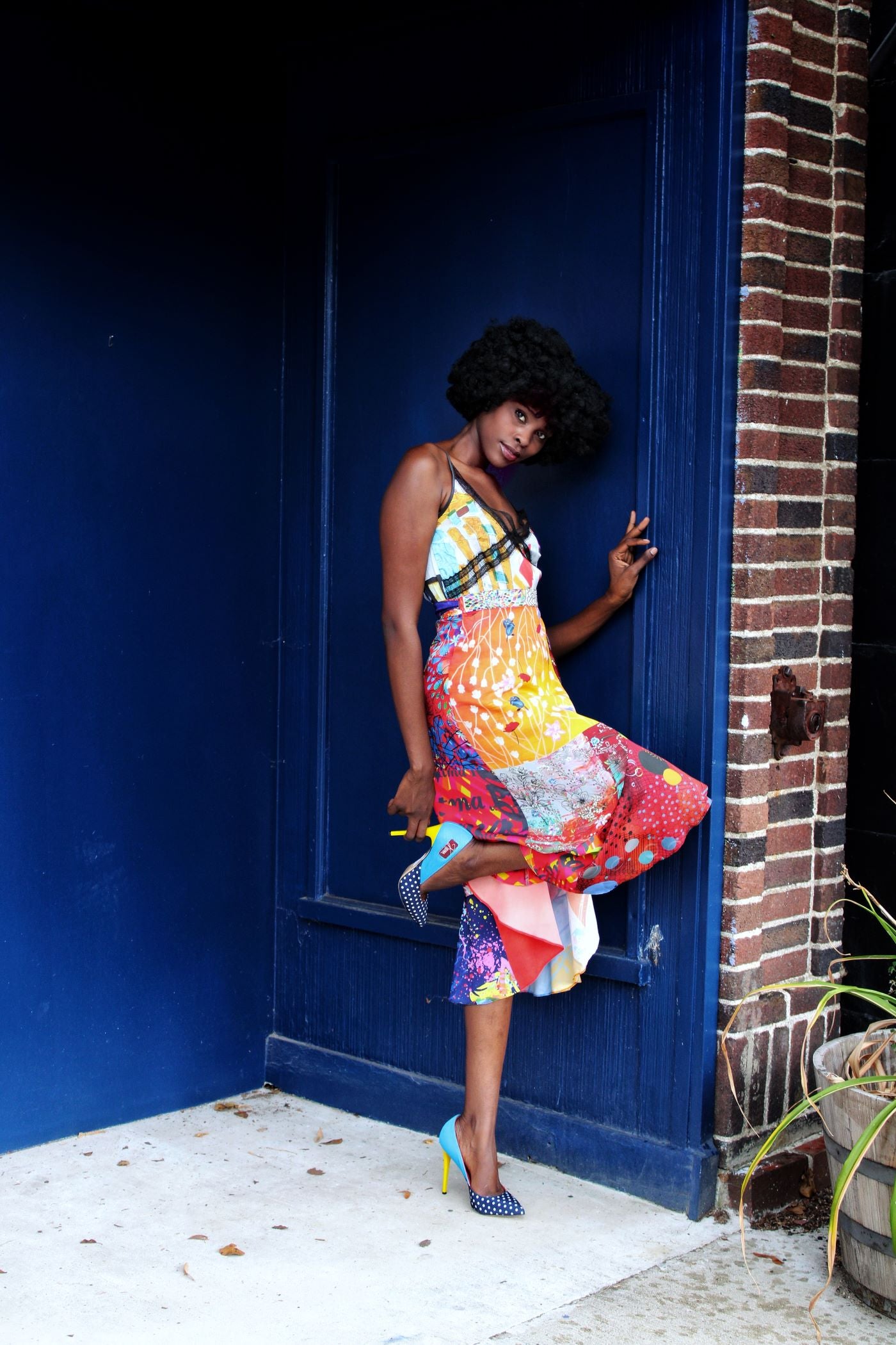 Flower Patch Wrap Skirt