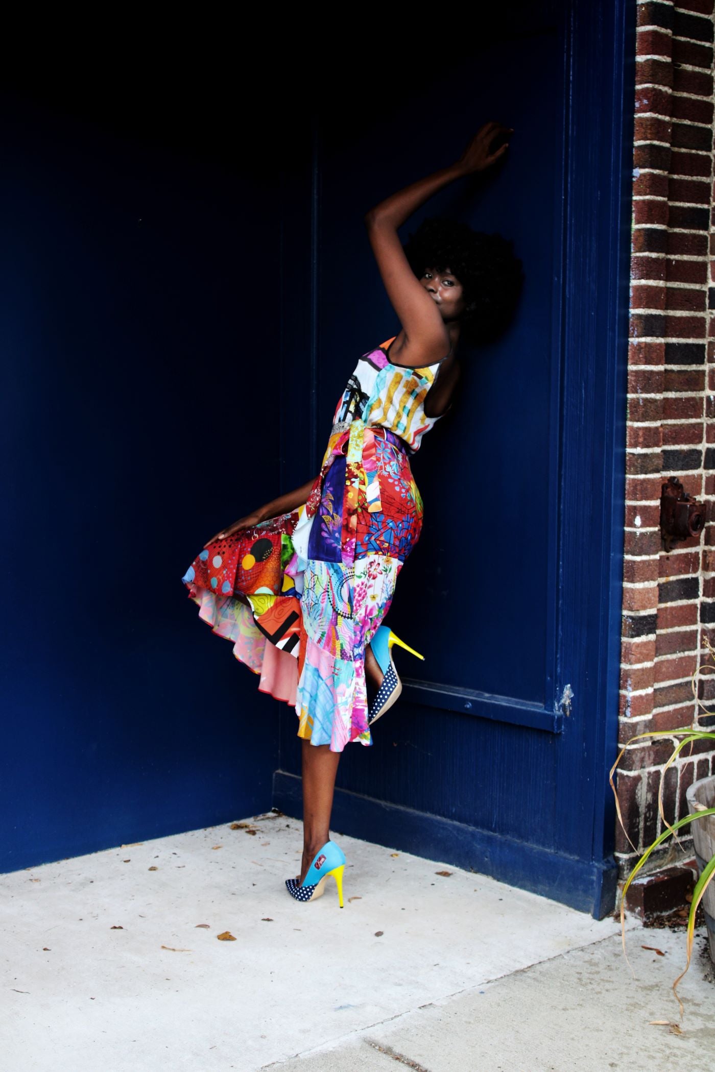 Flower Patch Wrap Skirt