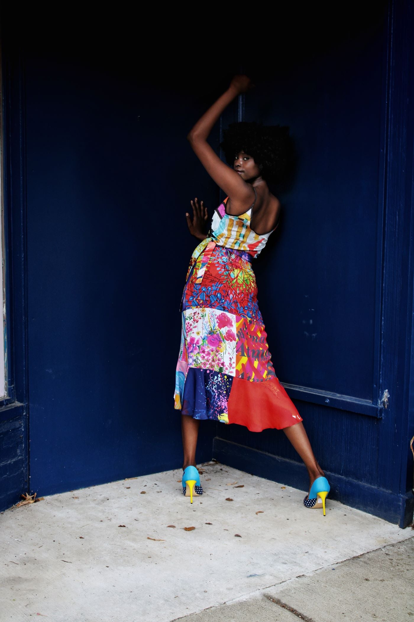 Flower Patch Wrap Skirt
