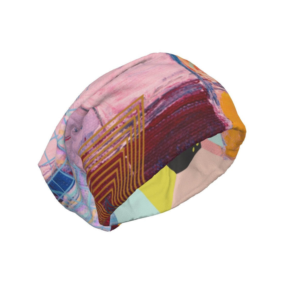 Pink Paint Splash Beanie
