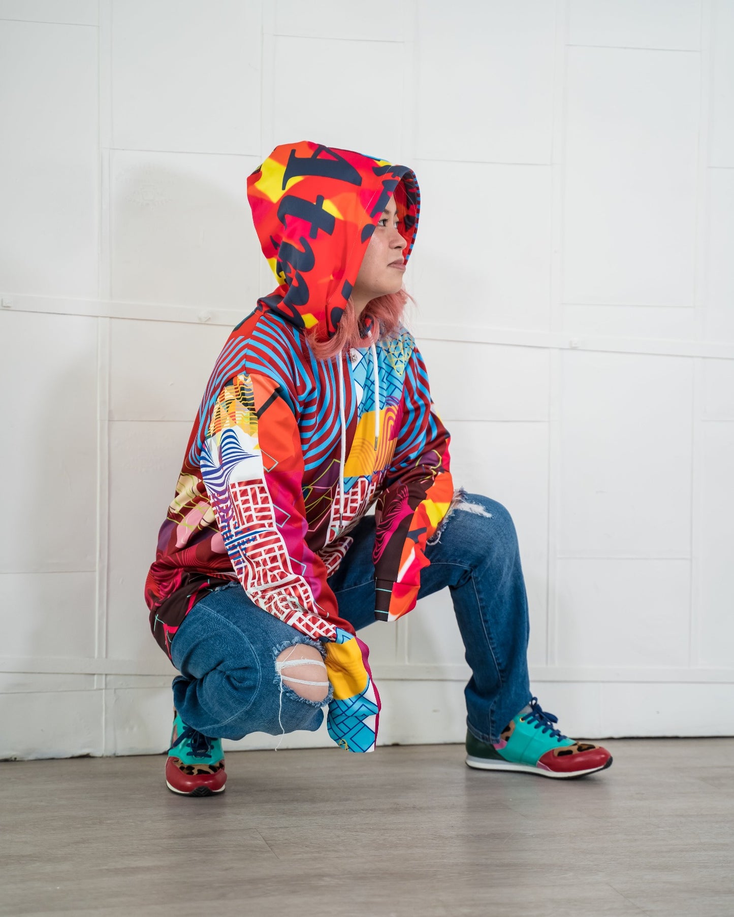Glow Up Multi Hoodie