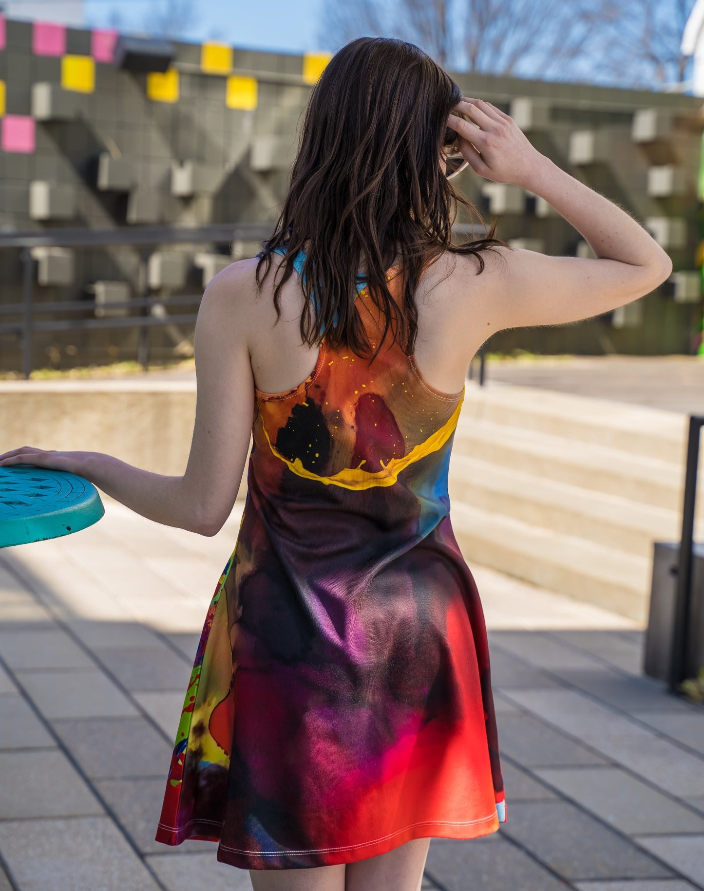 Splash Skater Dress