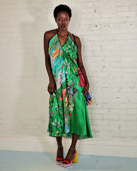 Hope Springs Eternal Halter Maxi Dress
