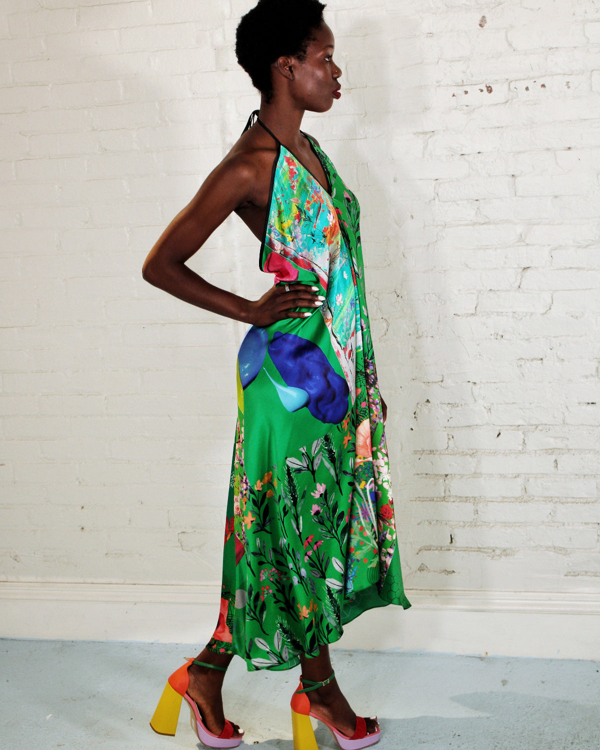 Hope Springs Eternal Halter Maxi Dress