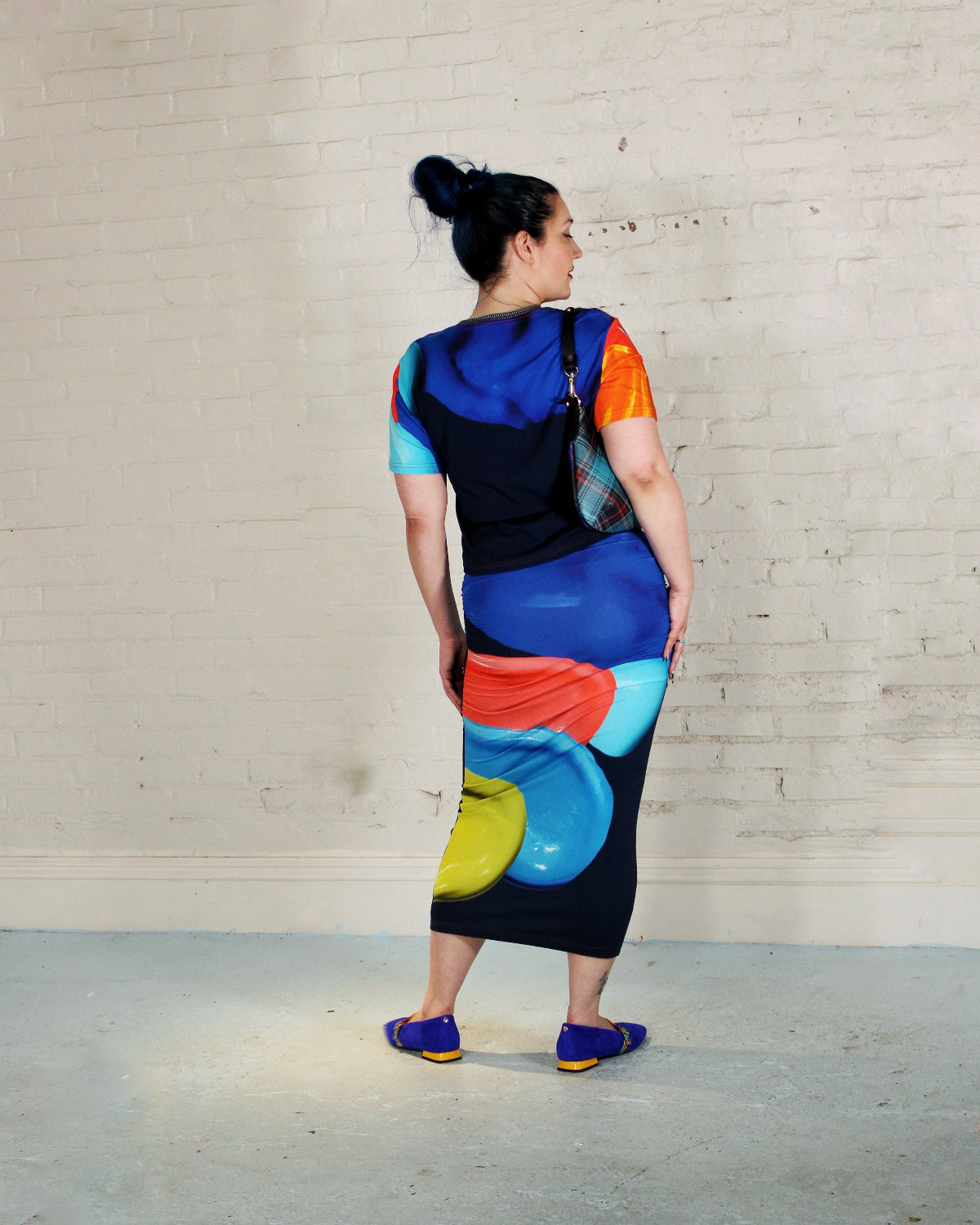 Chroma Bliss Shirred Skirt