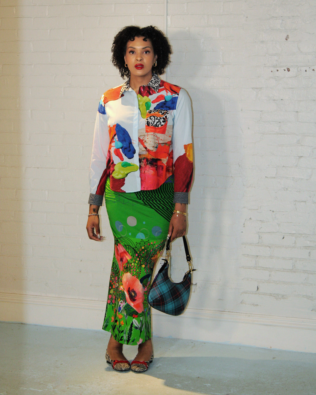 Spring Hope Shirred Skirt