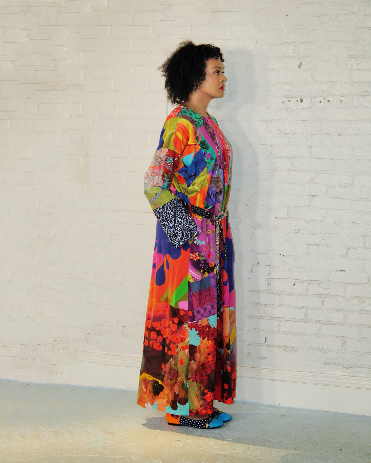 Spring Infusion Kimono Dress