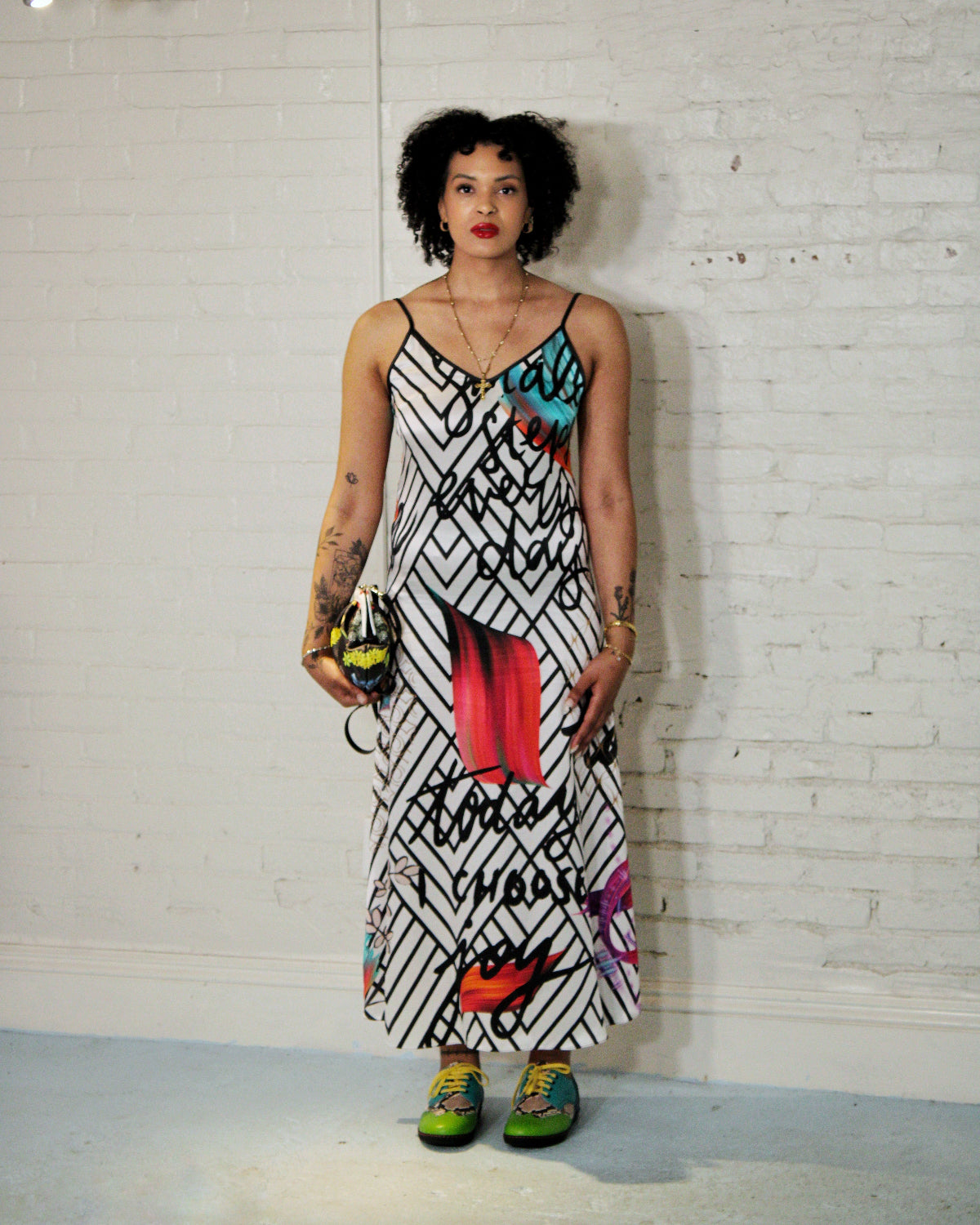 I Choose Joy Slip Dress