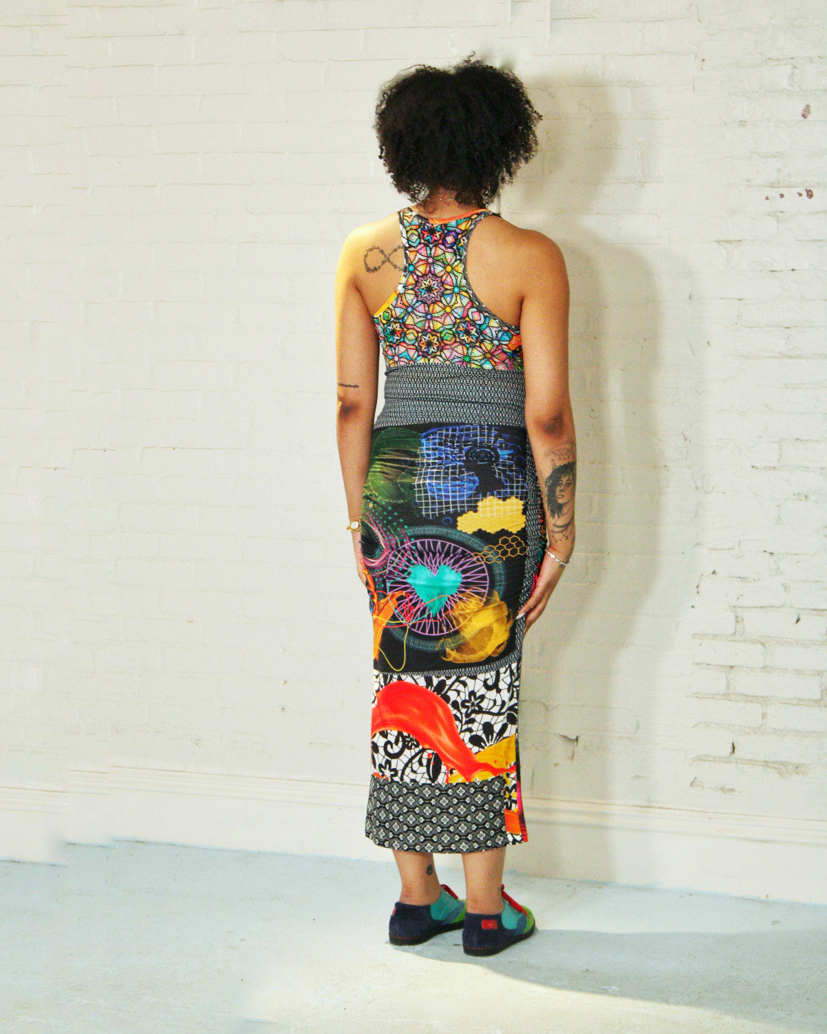 Print Play Racer Back Dress