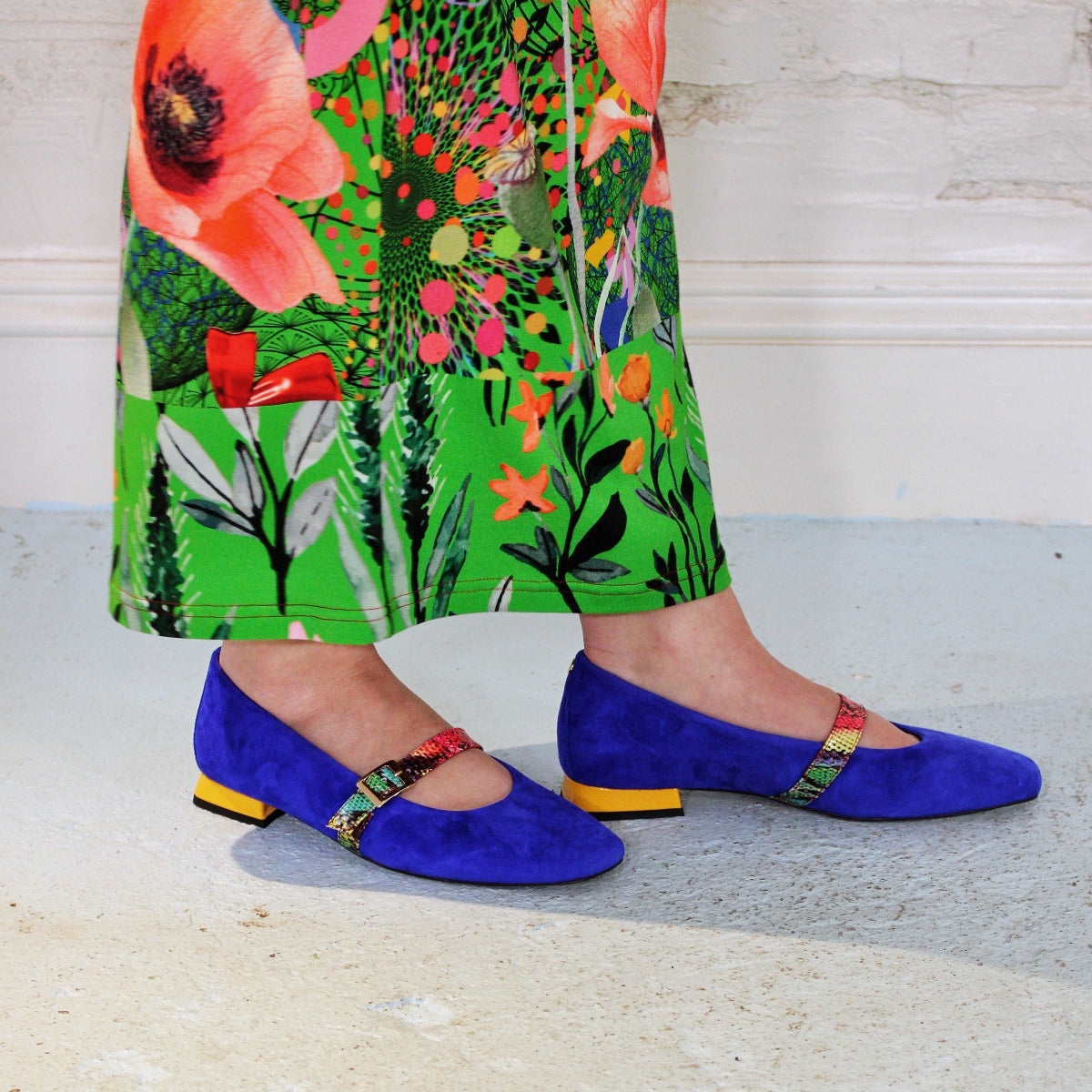 Fiona Square Toe Flats