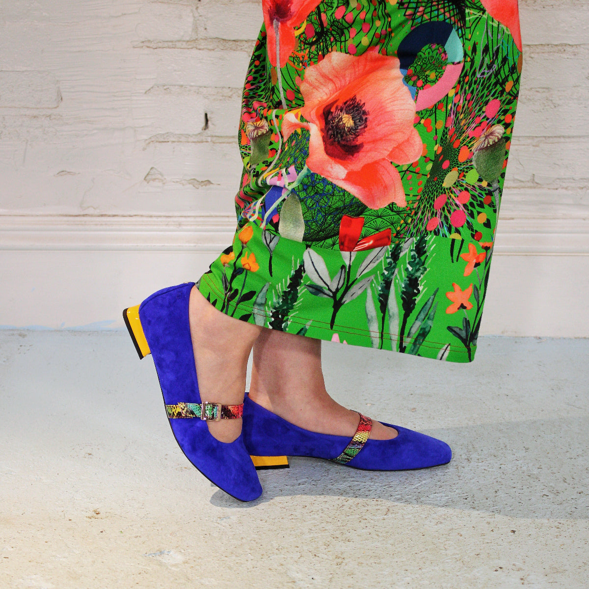 Fiona Square Toe Flats