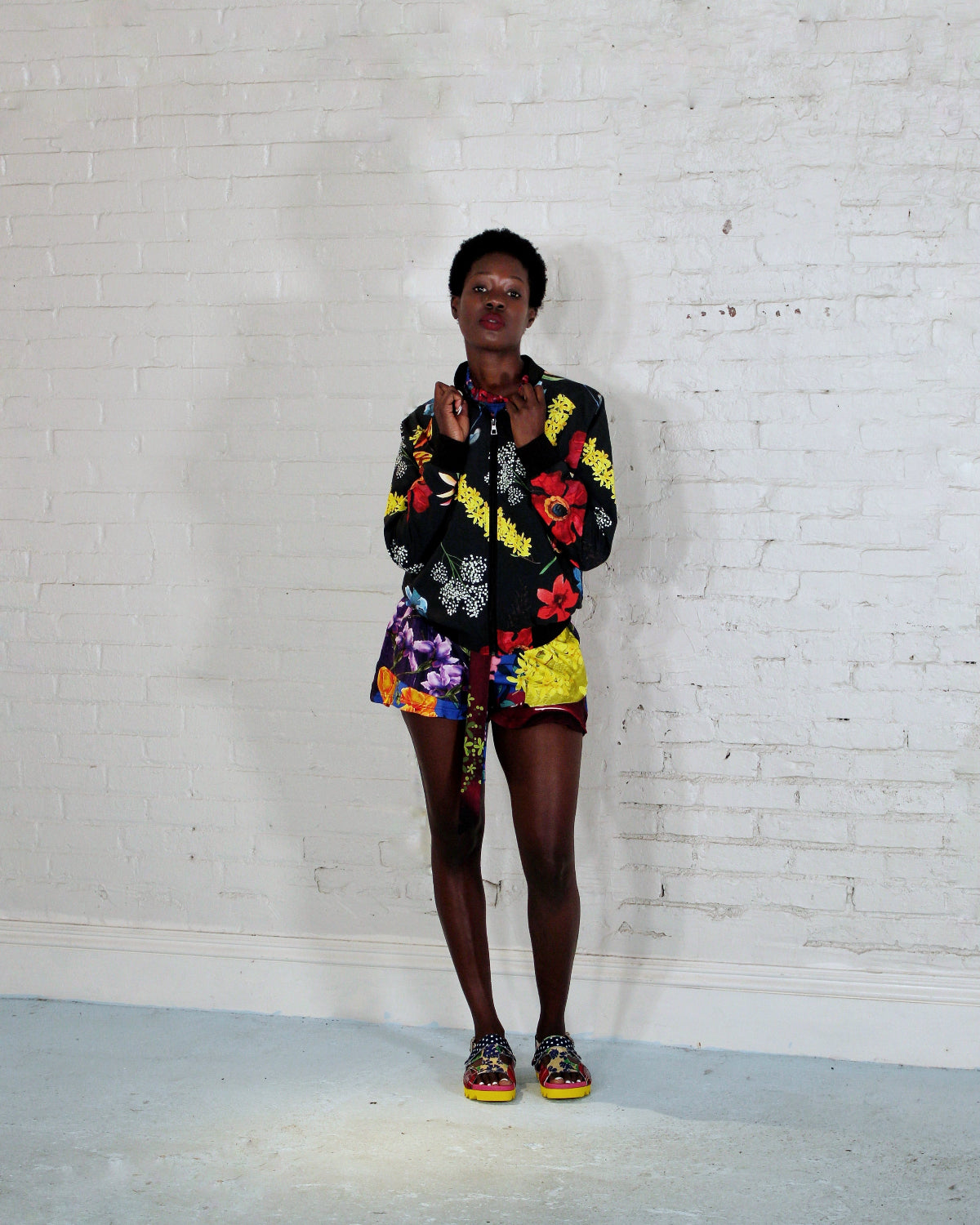 Floral Bliss Bomber Jacket