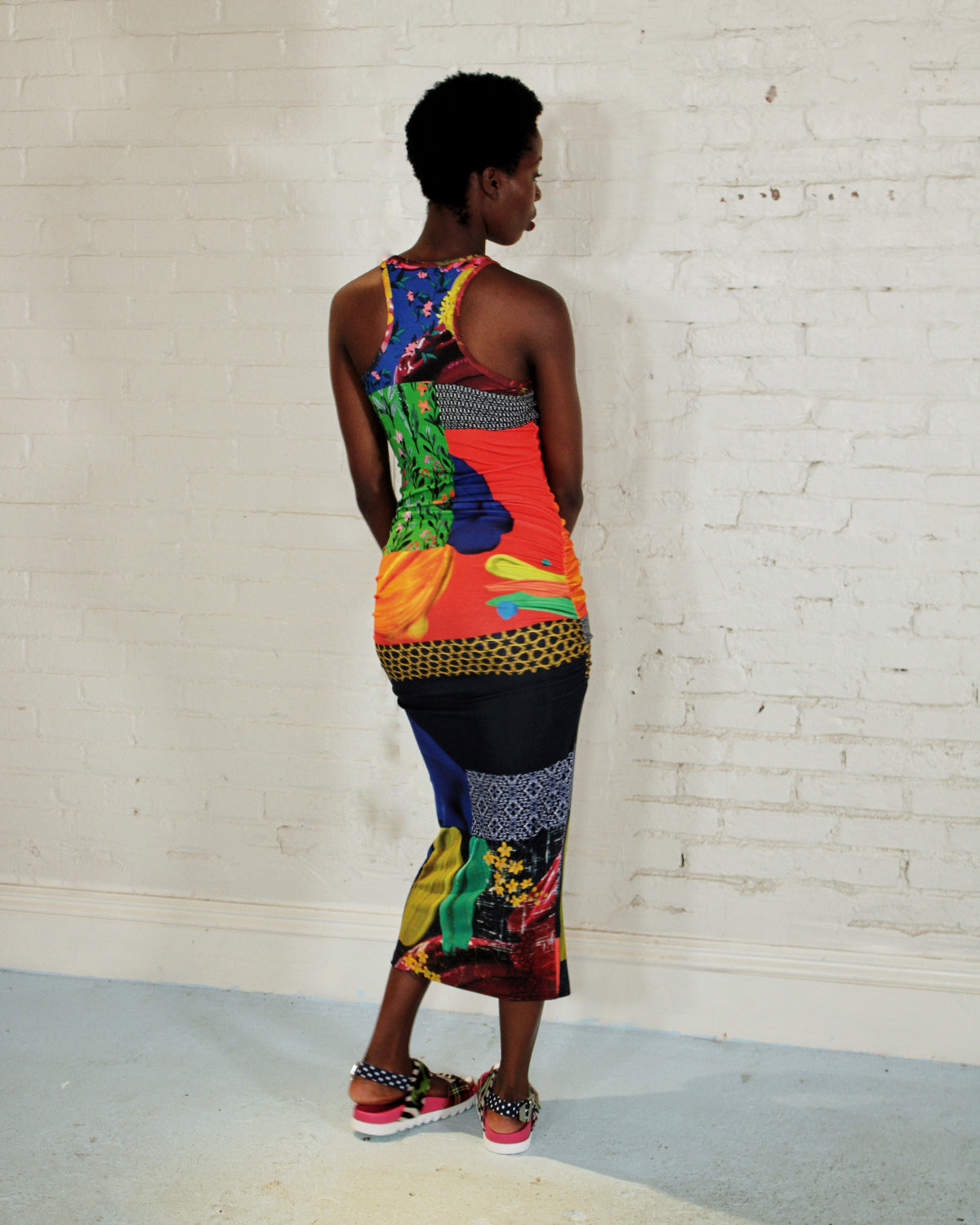 Tropical Bliss Explosion Racer Back Dress