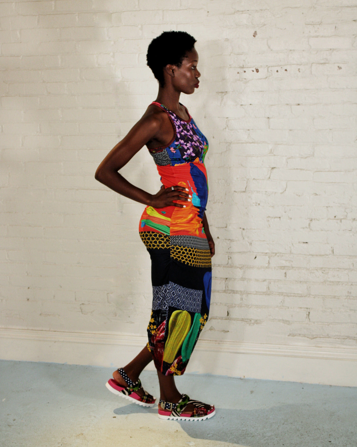 Tropical Bliss Explosion Racer Back Dress
