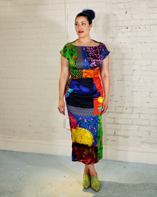Tropical Bliss Explosion Dress