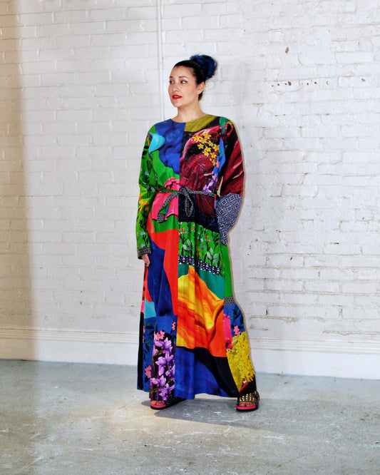 Fields of Joy Kimono Dress