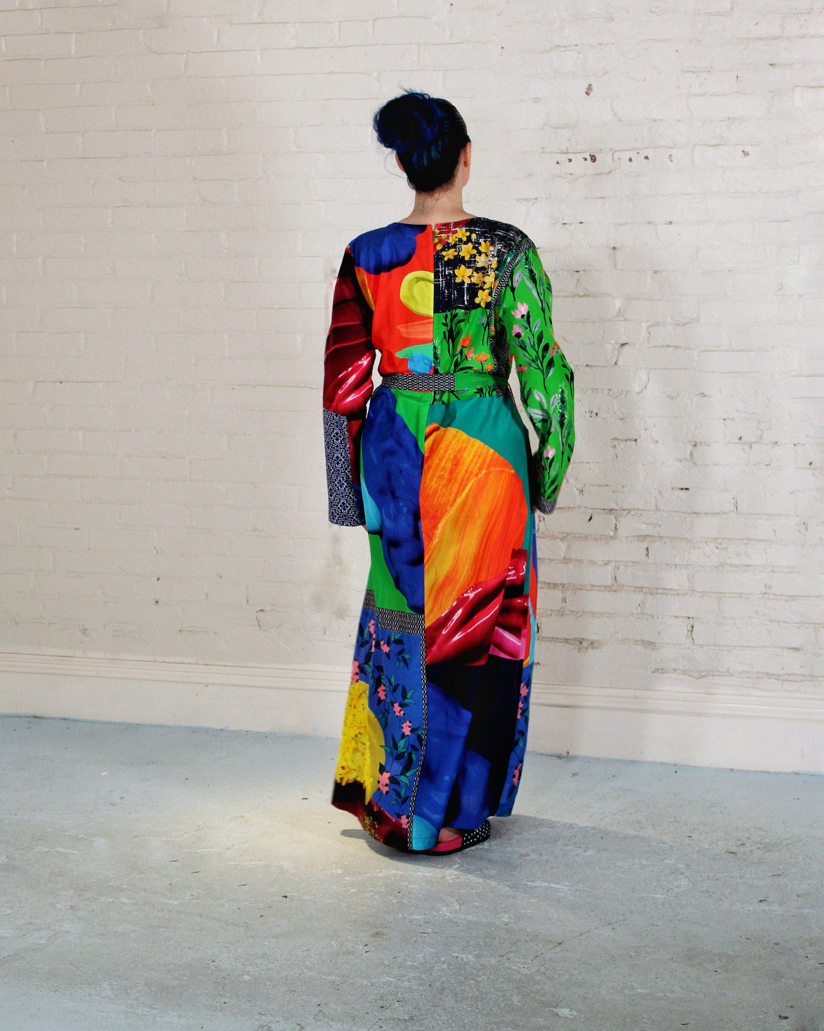 Fields of Joy Kimono Dress