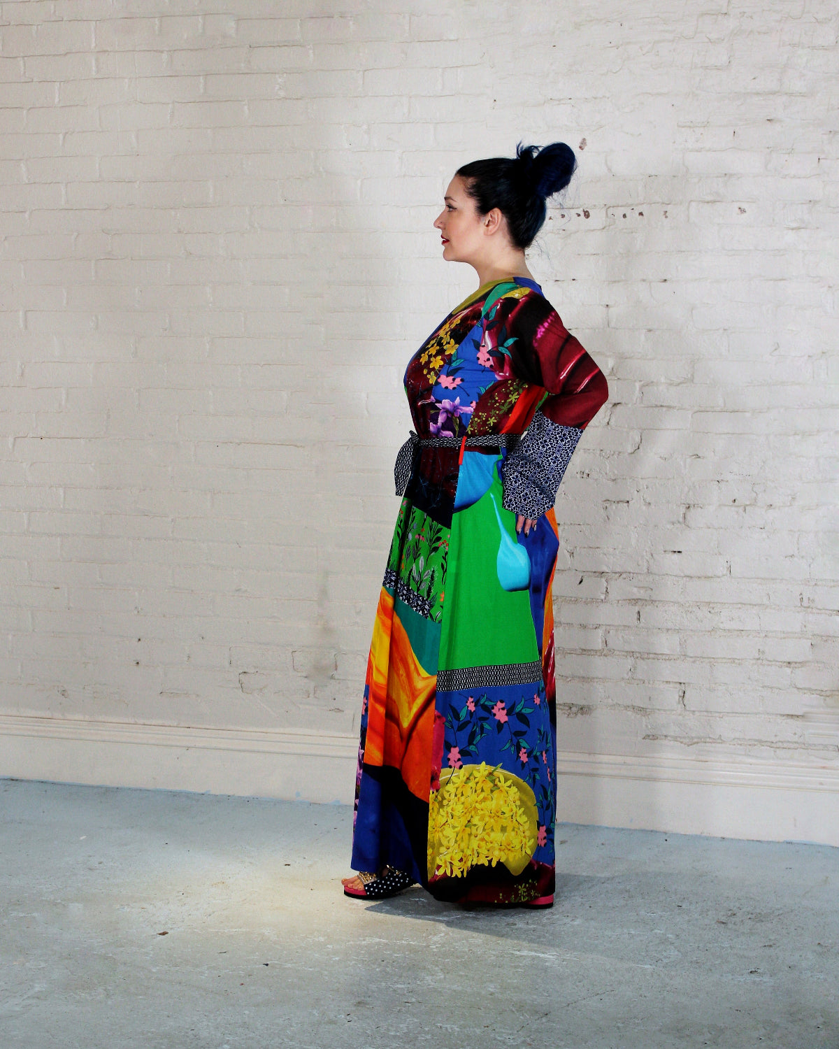 Fields of Joy Kimono Dress