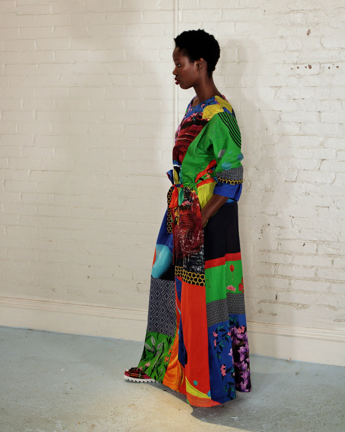 Tropical Bliss Explosion Kimono Dress