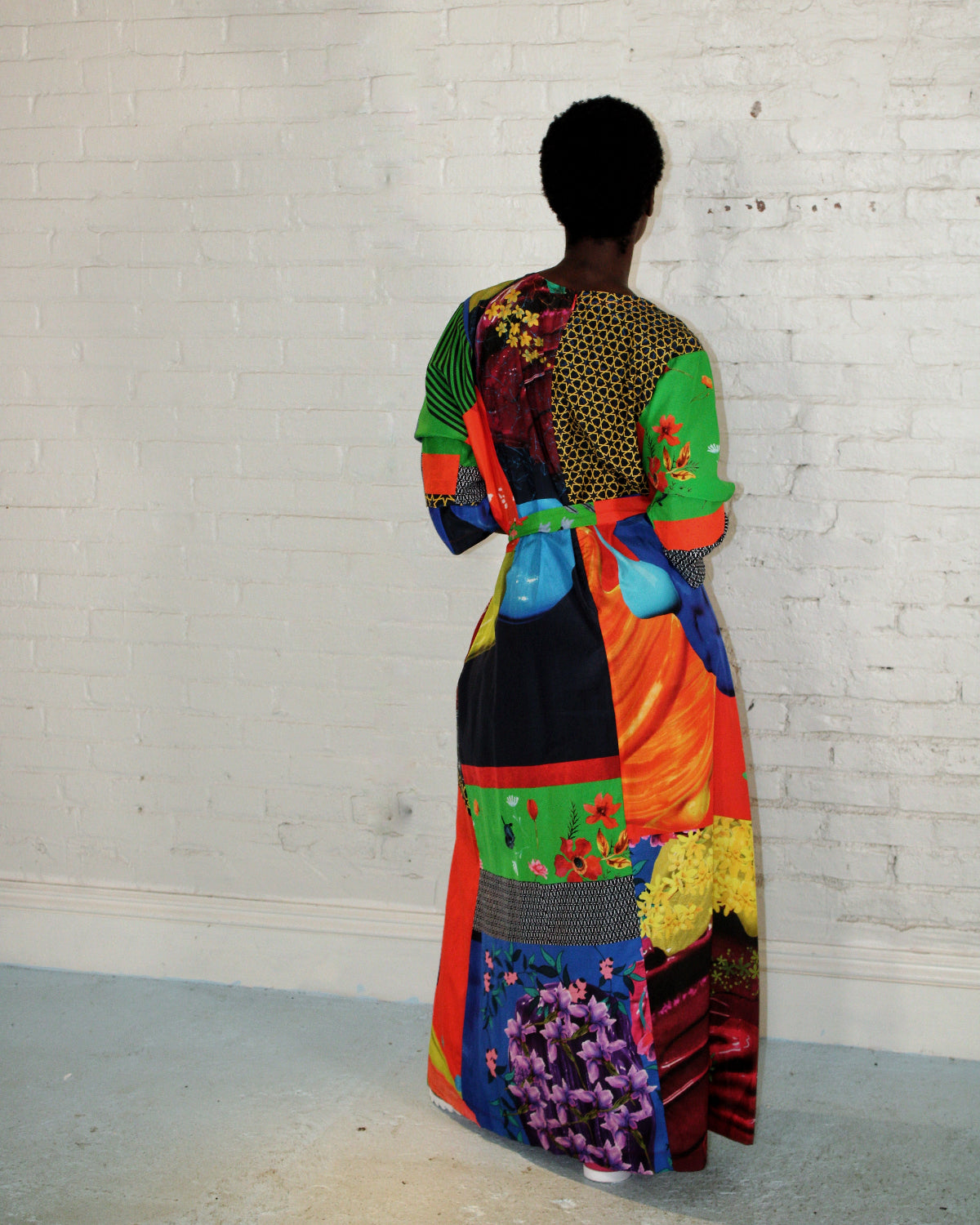 Tropical Bliss Explosion Kimono Dress