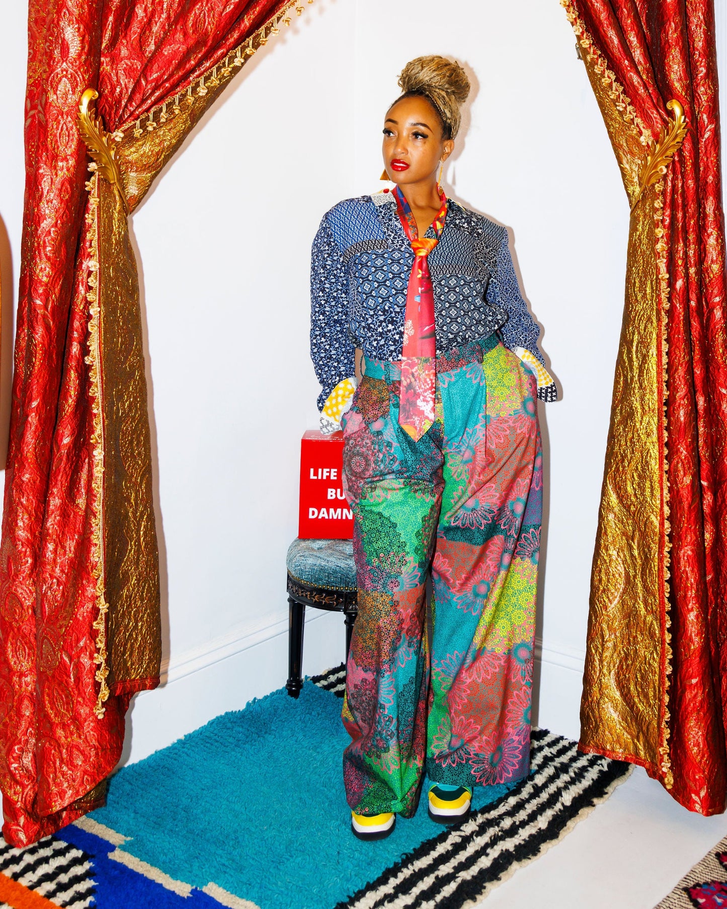 Petal Mosaic Pants
