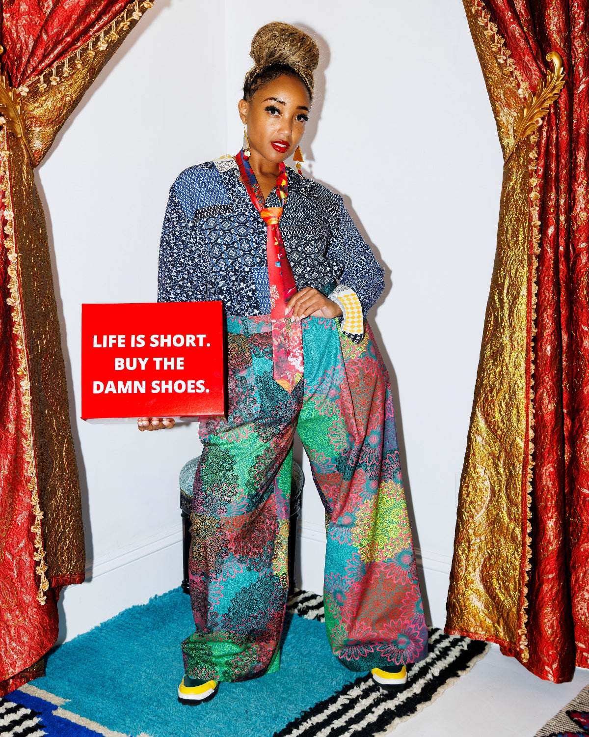 Petal Mosaic Pants