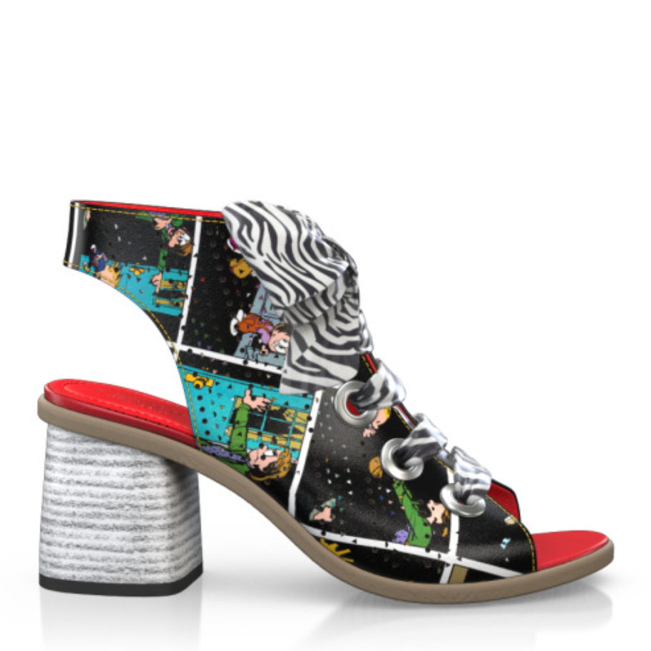 Calvin and Hobbs Peep-Toe Heels
