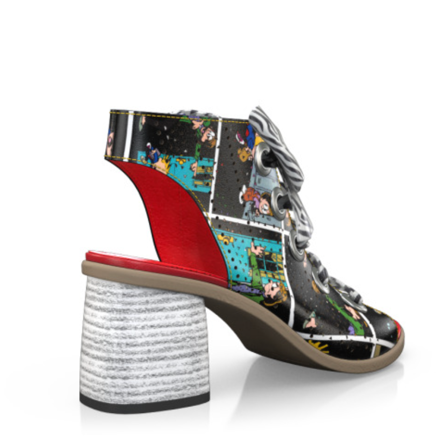 Calvin and Hobbs Peep-Toe Heels