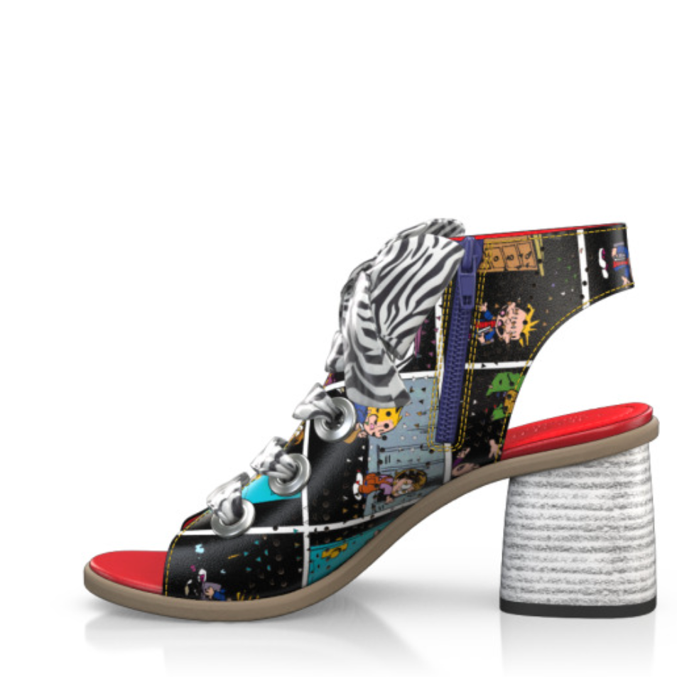 Calvin and Hobbs Peep-Toe Heels