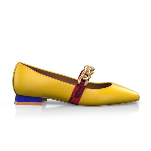 Parsis Square Toe Flats