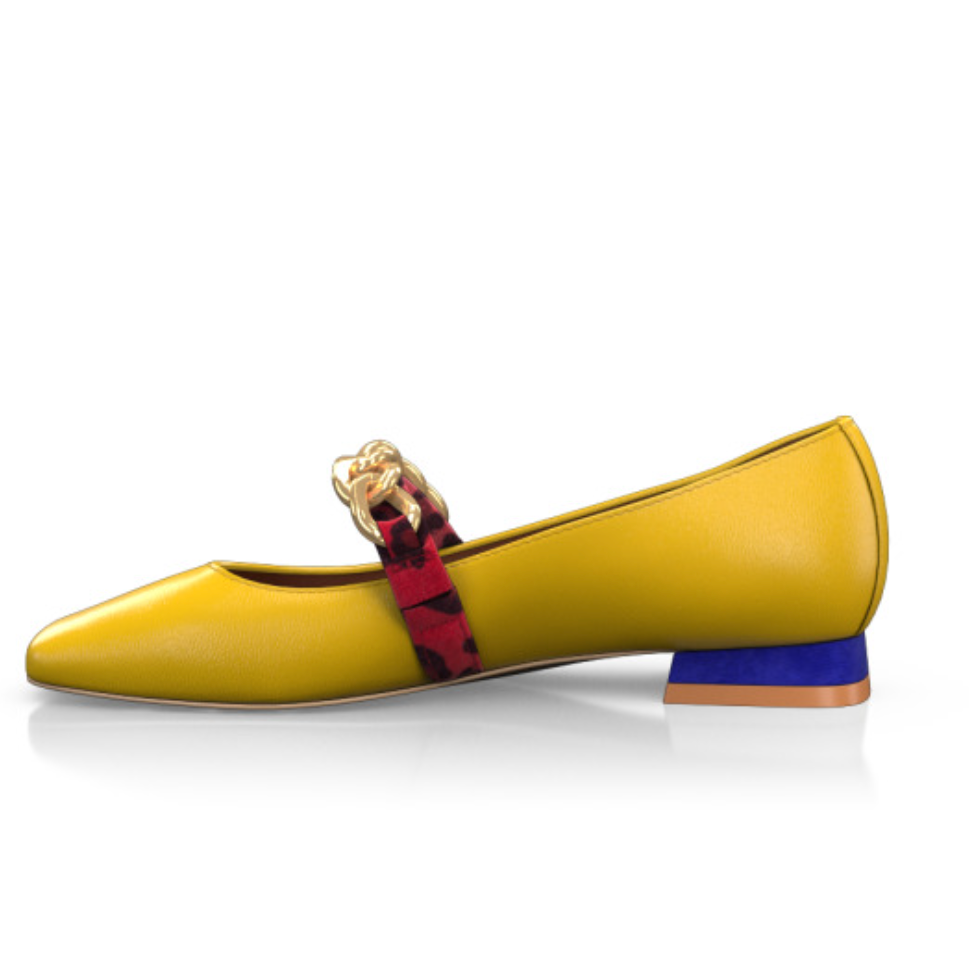 Parsis Square Toe Flats
