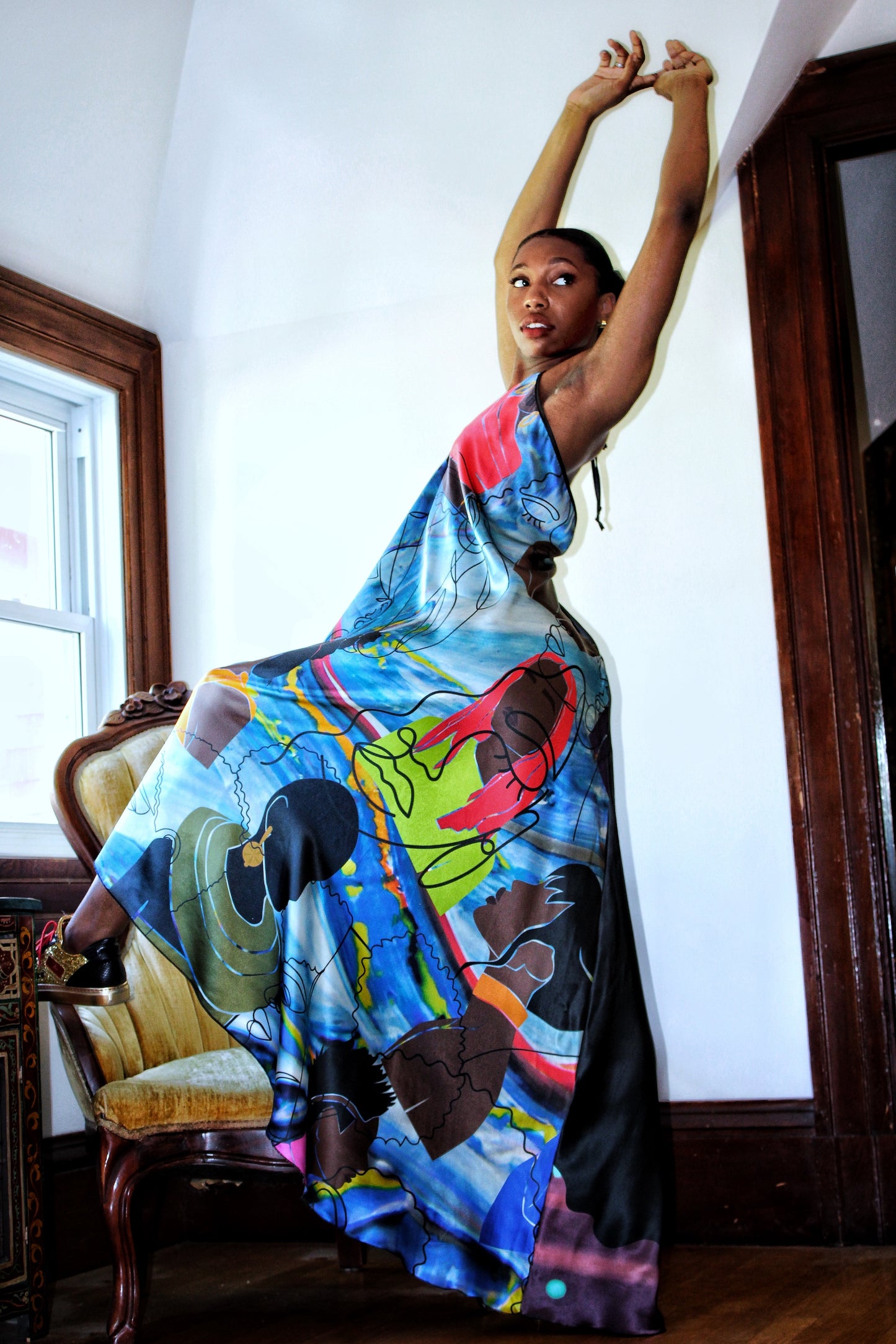 Women's Halter Maxi Dress | Halter Maxi Dress | Kkira Shoes