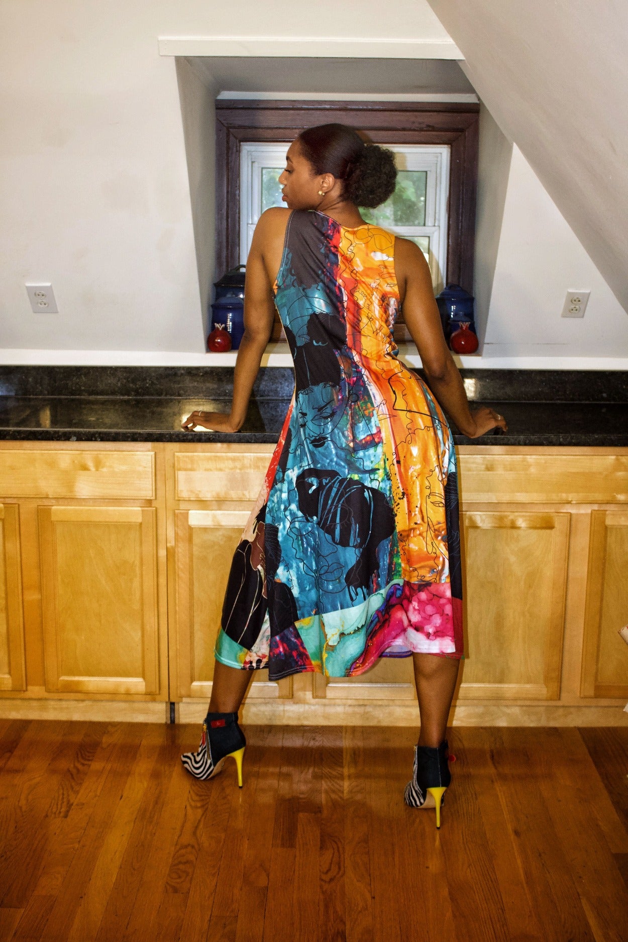 Tribe Sleeveless Dress with Pockets