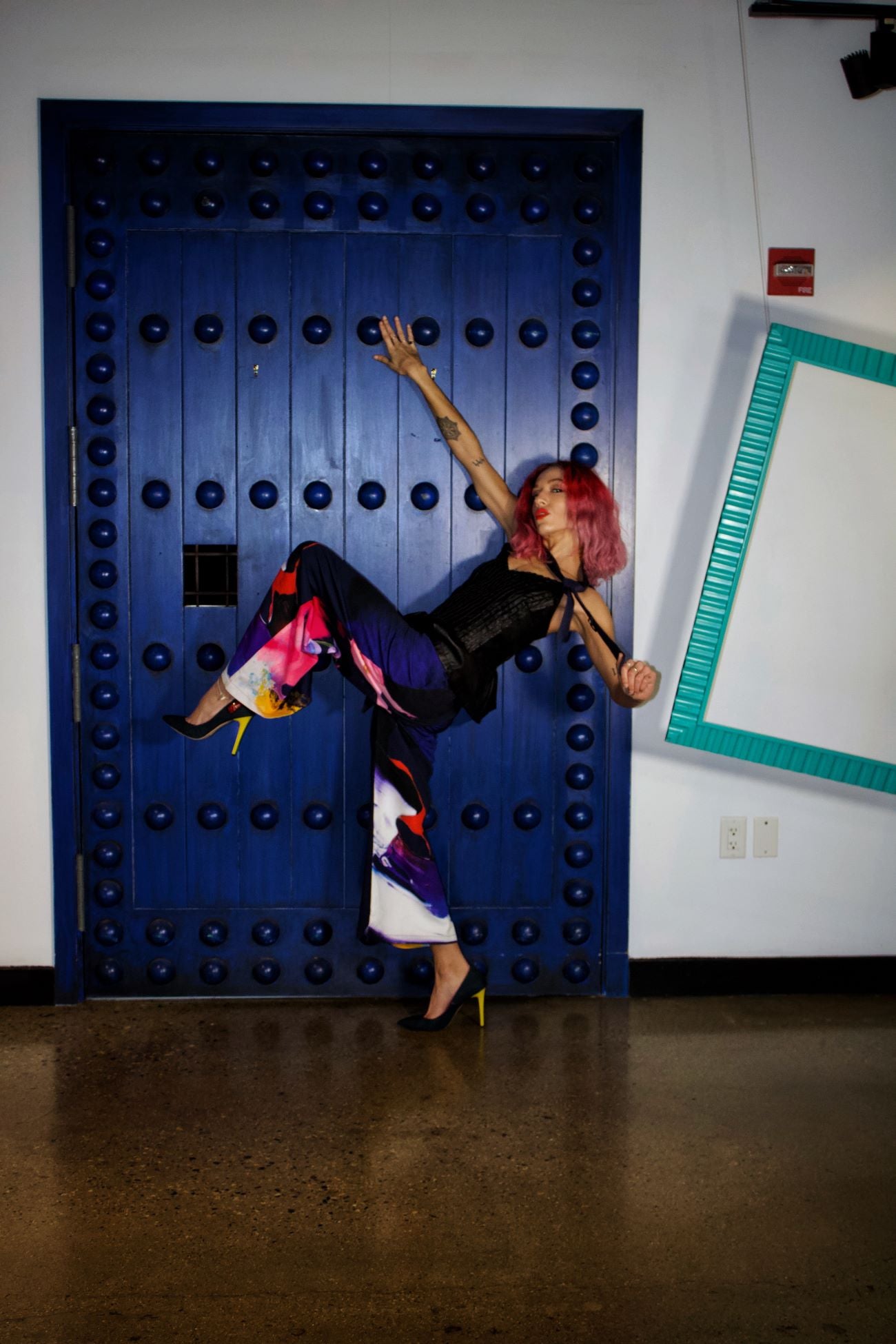 Deep Vibrance Wide Leg Pants