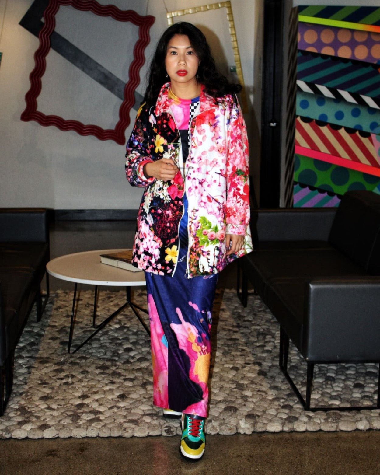 Floral Fleece Jacket