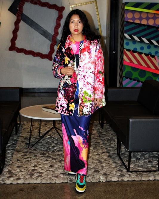 Floral Fleece Jacket
