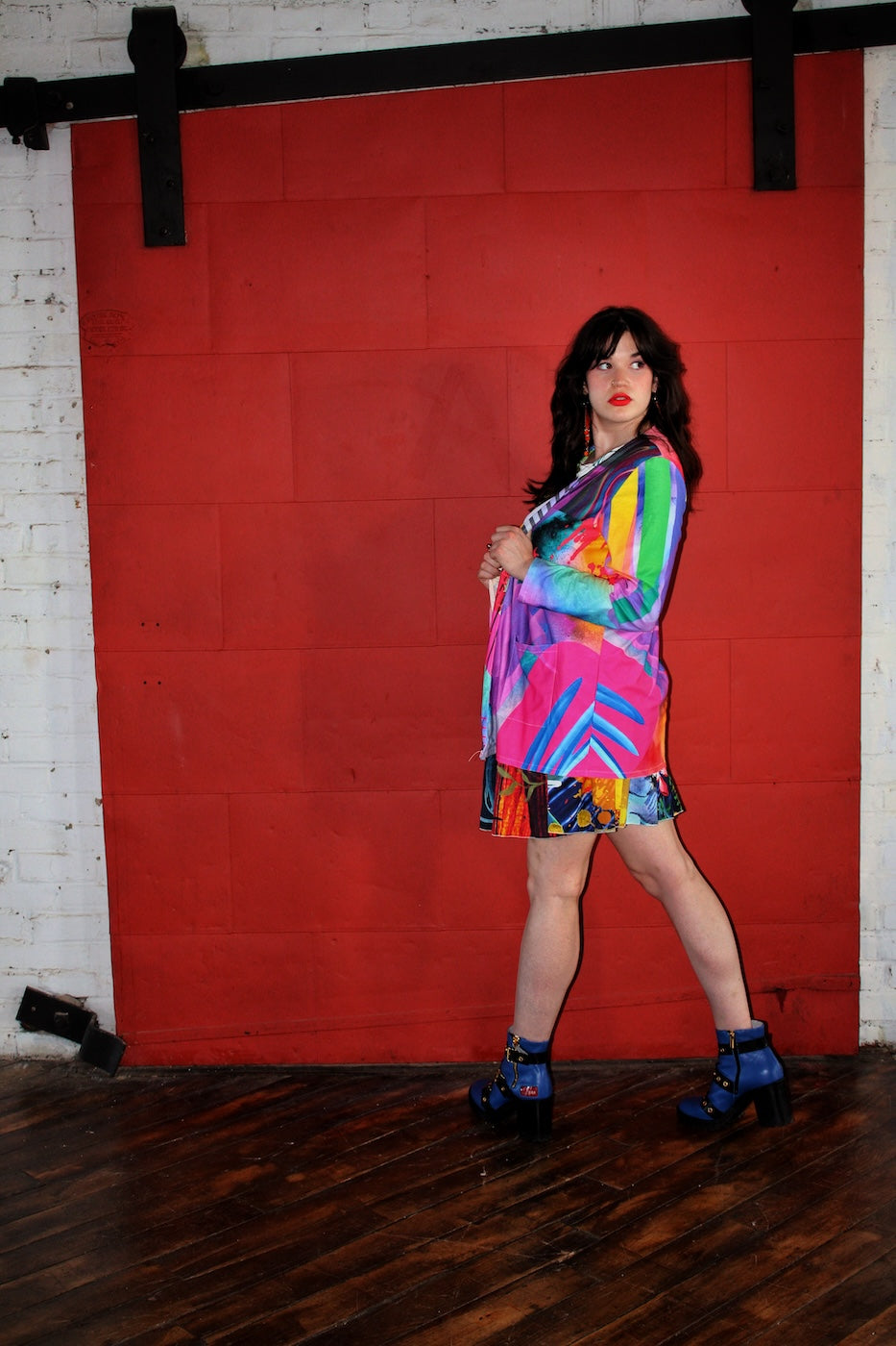 Psychedelic Rainbow Cardi