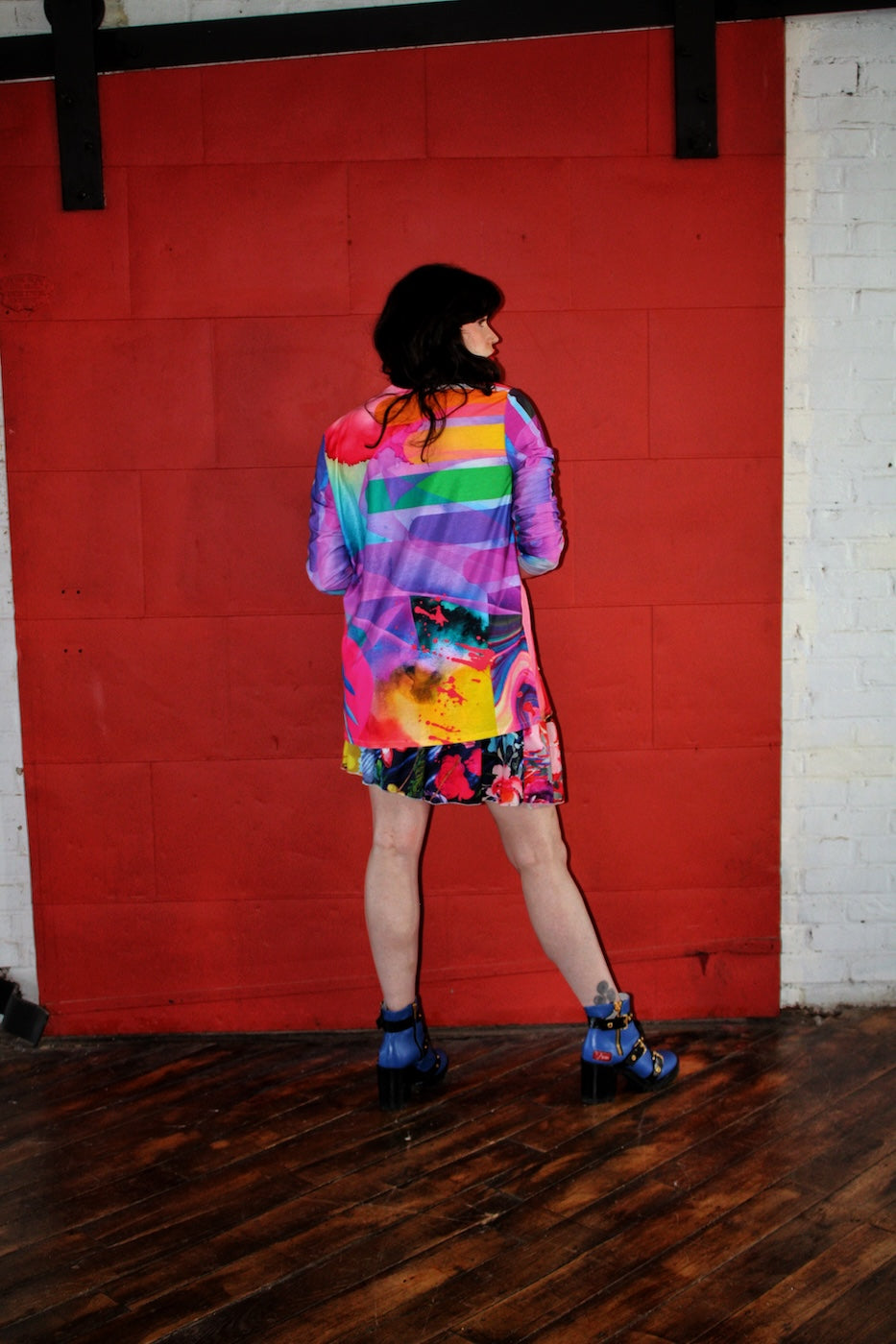 Psychedelic Rainbow Cardi