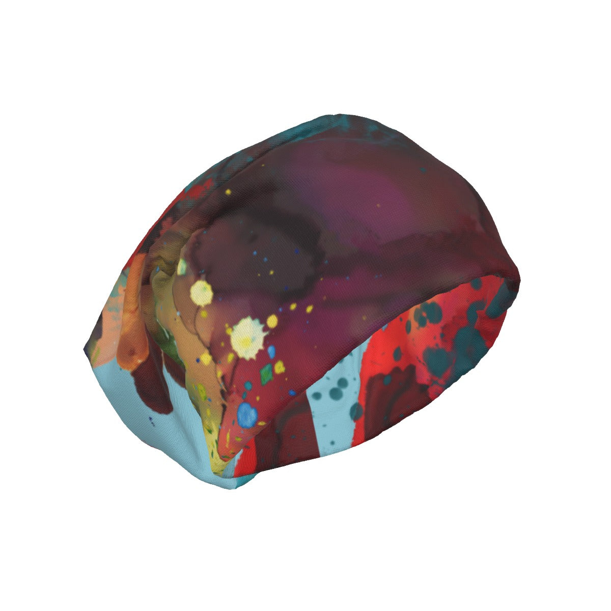 Blue Splash Beanie
