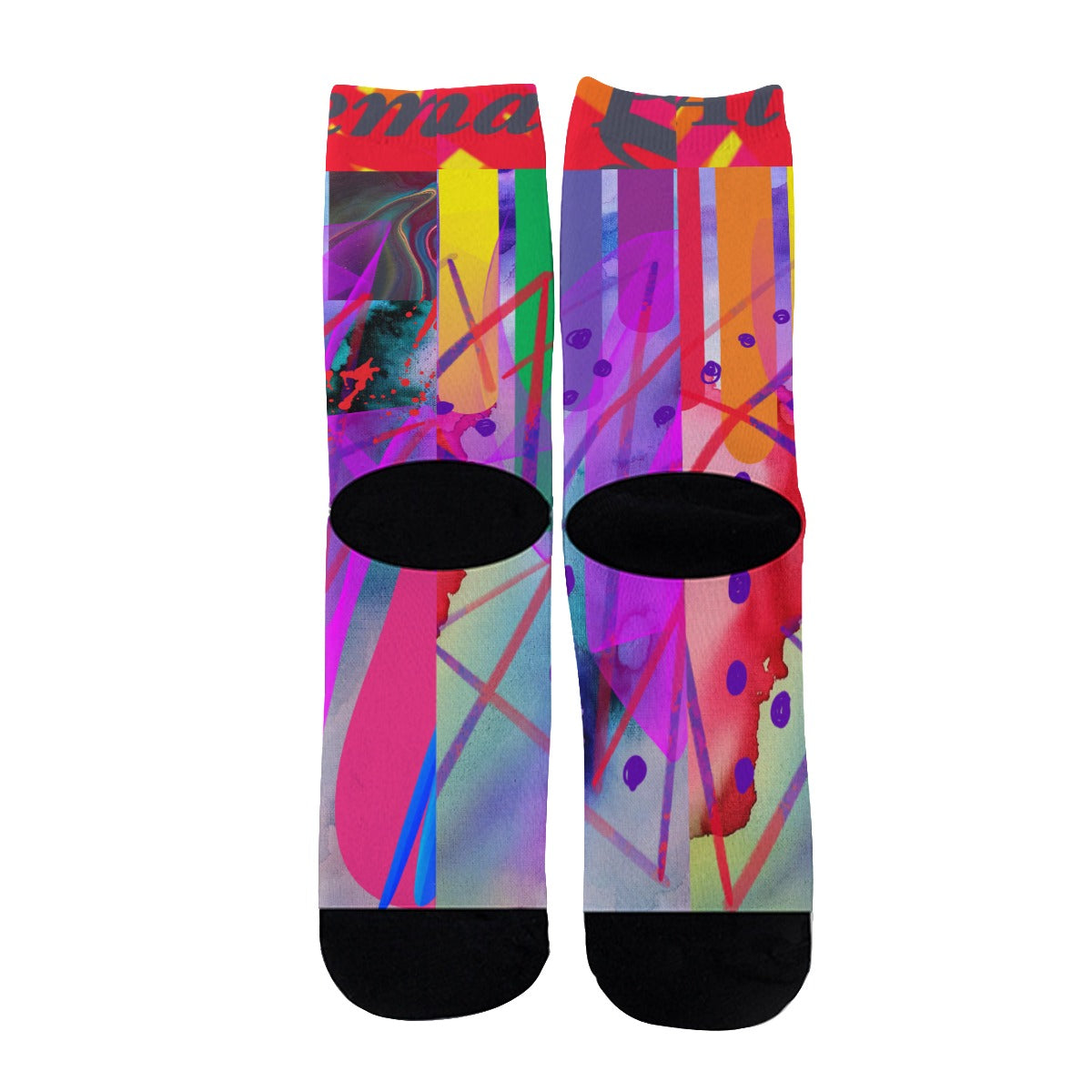 Neon Glow Up Unisex Socks
