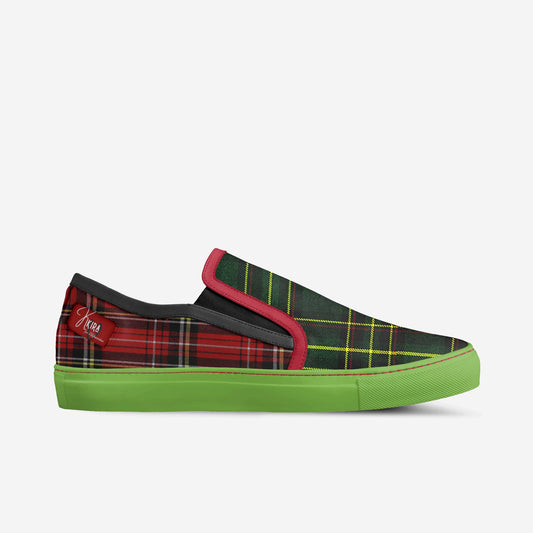 Women's Green Slip on Shoes | Women's Slip on Shoes | Kkira Shoes