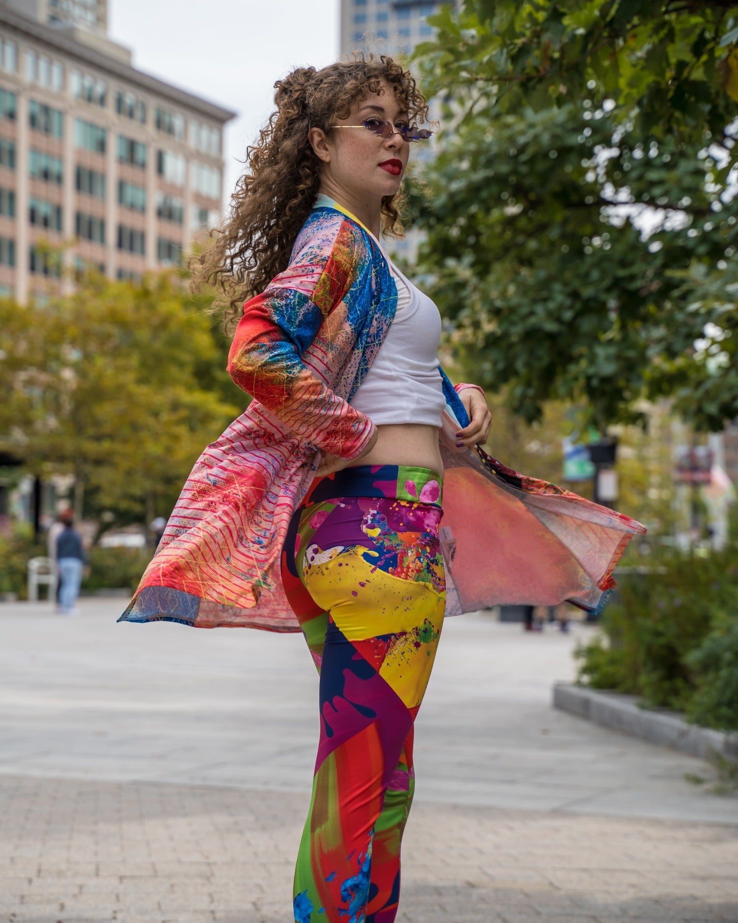 Be Bold Yoga Pants | Multi-Colored Yoga Pants | Kkira Shoes